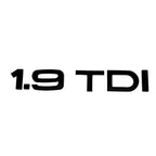 Logo TDI pour coffre Audi et Volkswagen