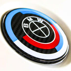 Logo emblème BMW finition carbone capot et coffre