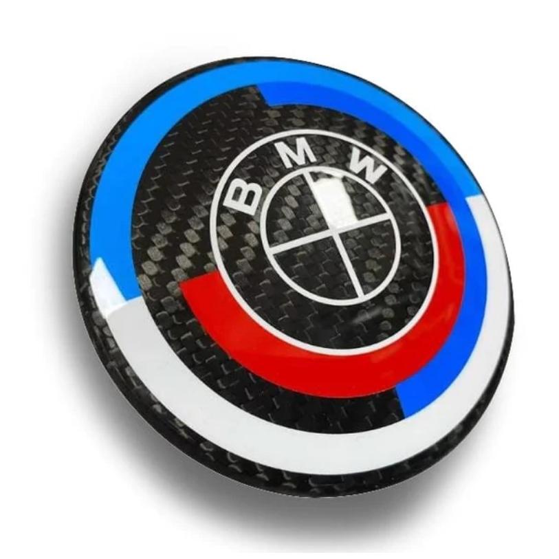 Logo emblème BMW finition carbone capot et coffre