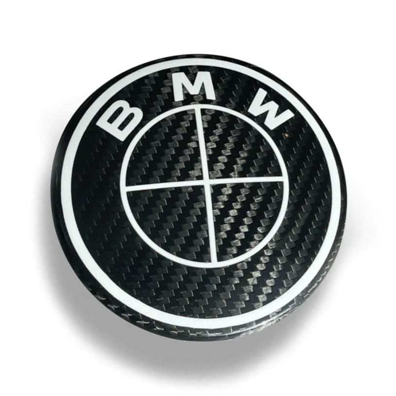 Logo emblème BMW finition carbone capot et coffre