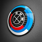 Logo emblème BMW finition carbone capot et coffre