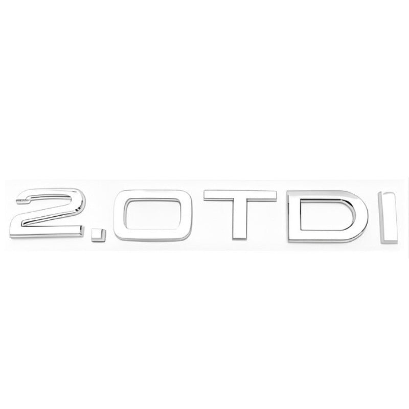 Logo TDI pour coffre Audi et Volkswagen