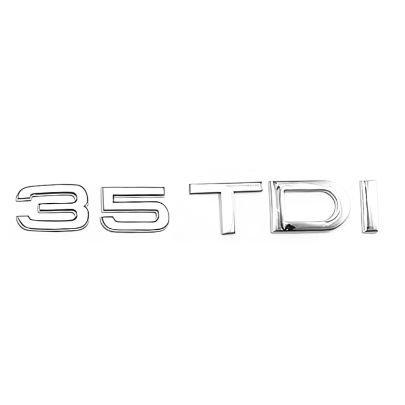 Logo TDI pour coffre Audi et Volkswagen