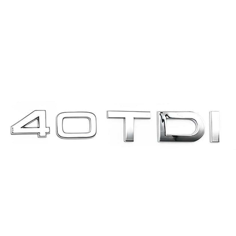 Logo TDI pour coffre Audi et Volkswagen