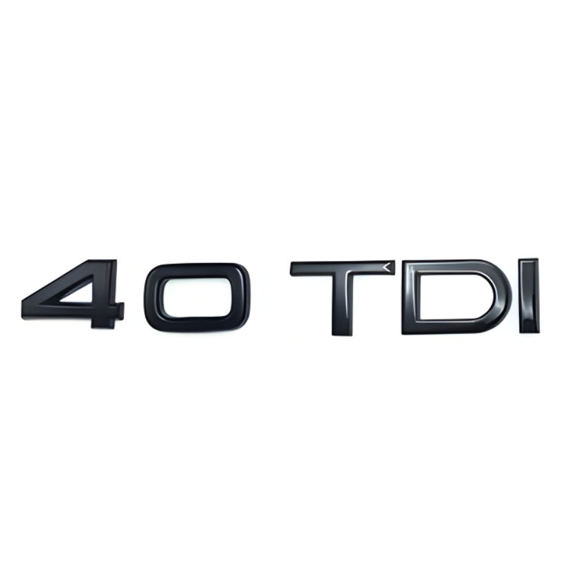 Logo TDI pour coffre Audi et Volkswagen