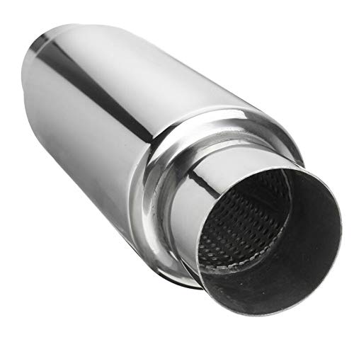 Silencieux d'échappement universel en inox - Sortie 89mm