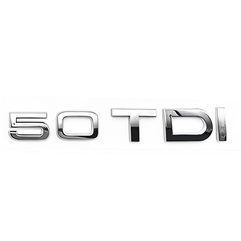 Logo TDI pour coffre Audi et Volkswagen