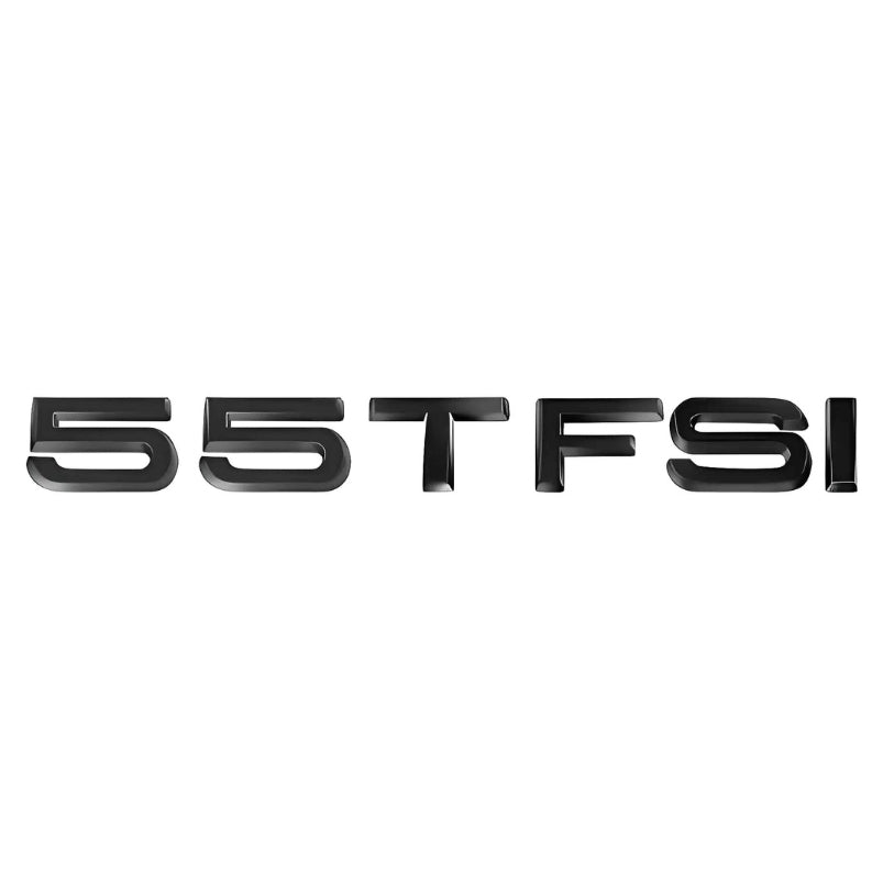 Logo monogramme TFSI / TSI adhésif compatible Audi et VW