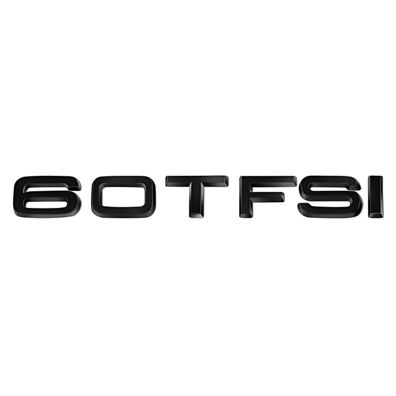 Logo monogramme TFSI / TSI adhésif compatible Audi et VW