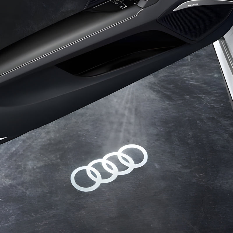Projecteur LED de porte logo anneaux Audi