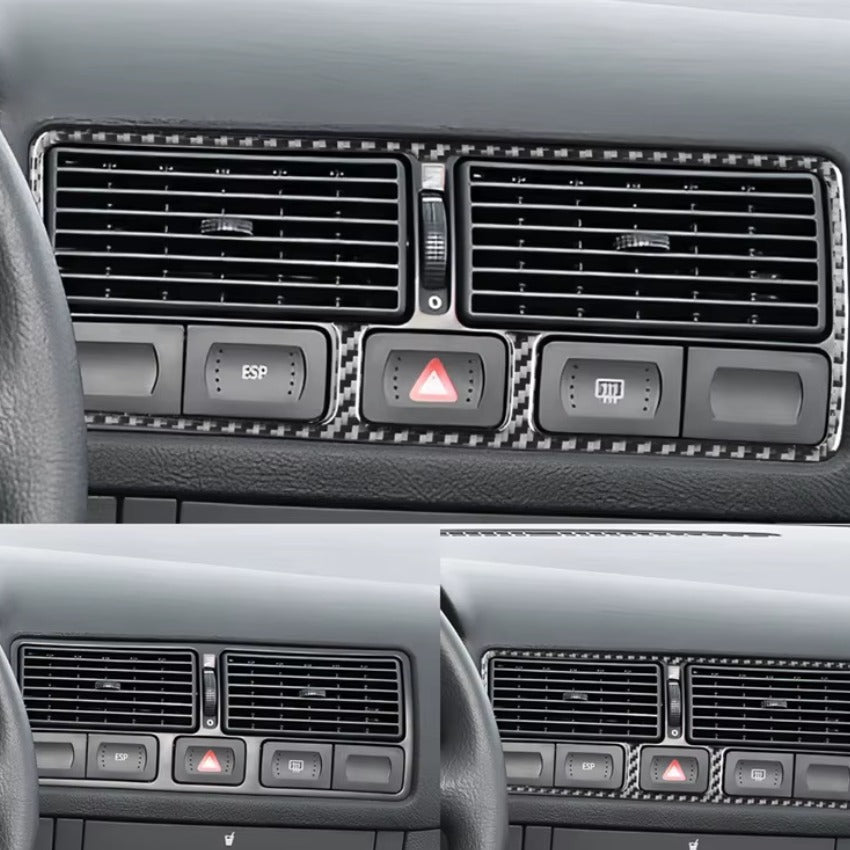 Garnitures de Console et Portes Effet Carbone VW Golf IV MK4
