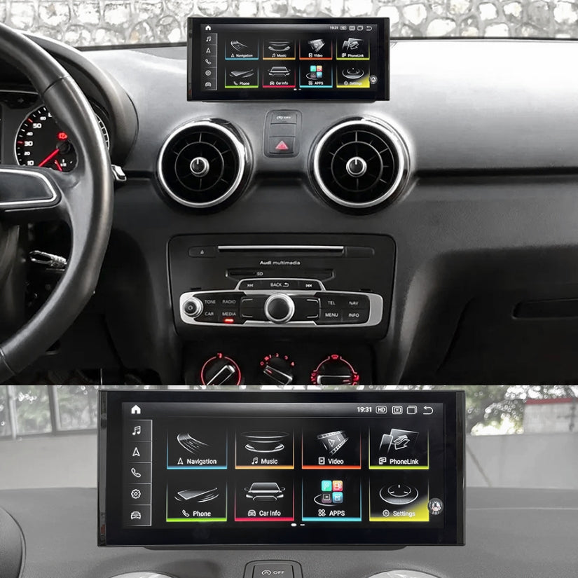 Poste autoradio tactile avec Apple CarPlay compatible Audi A1 8X