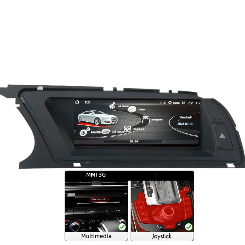 Interface écran CarPlay pour Audi A4 A5 B8 et Audi Q5 8R