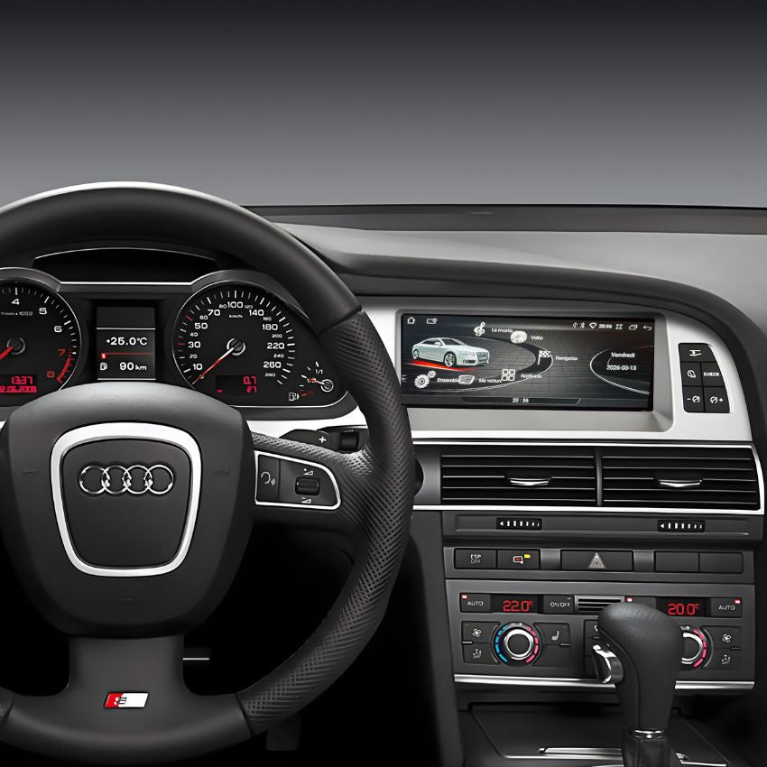 Système multimédia écran Apple CarPlay compatible Audi A6 S6 RS6 C6