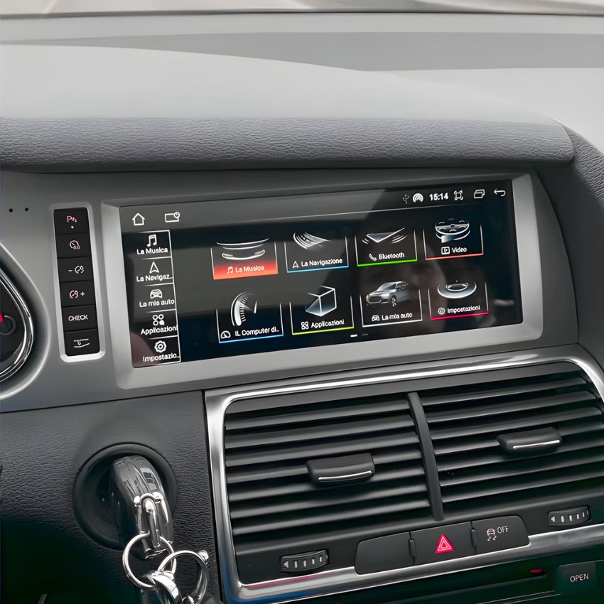 Poste autoradio écran tactile CarPlay compatible Audi Q7 4L