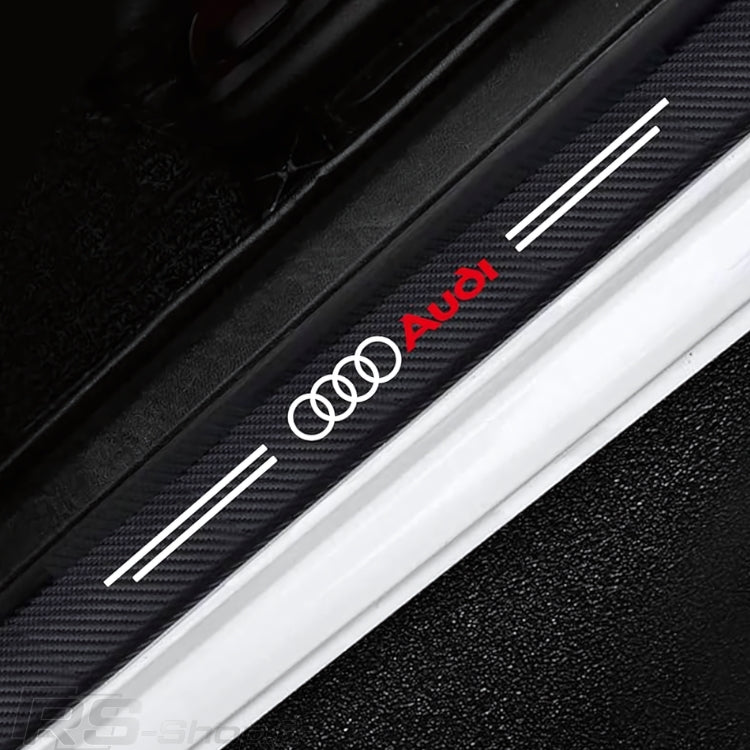 Protections de seuil de porte adhésives logo Audi S-line
