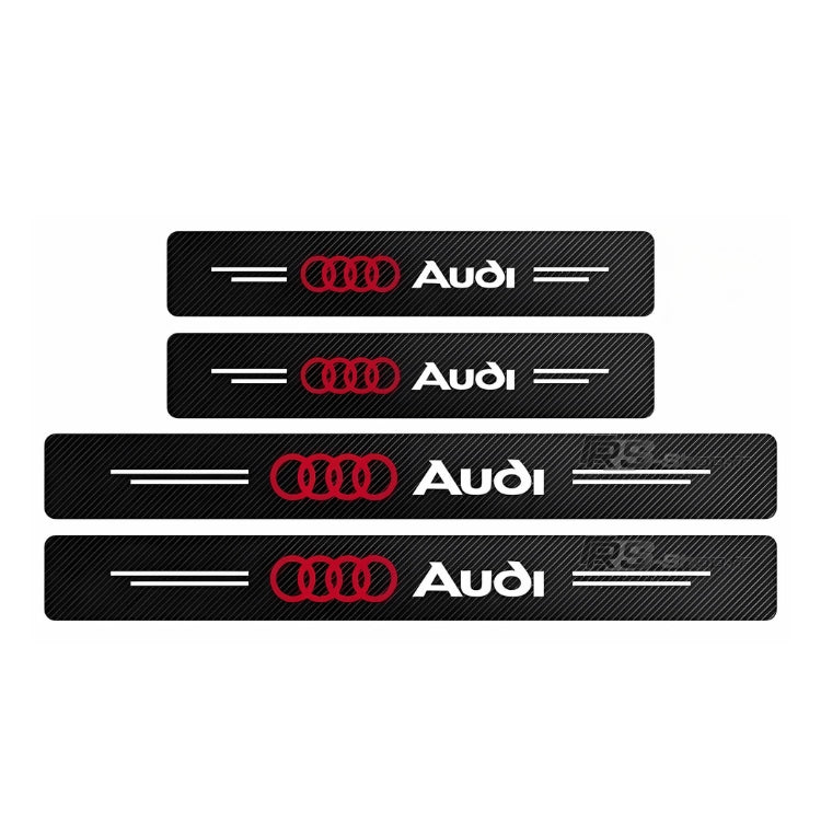 Protections de seuil de porte adhésives logo Audi S-line