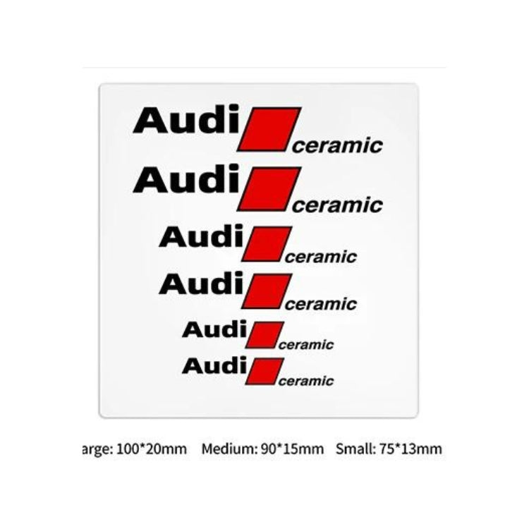 Kit de 6 Autocollants logo Audi S-Line et RS pour carrosserie