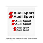 Kit de 6 Autocollants logo Audi S-Line et RS pour carrosserie