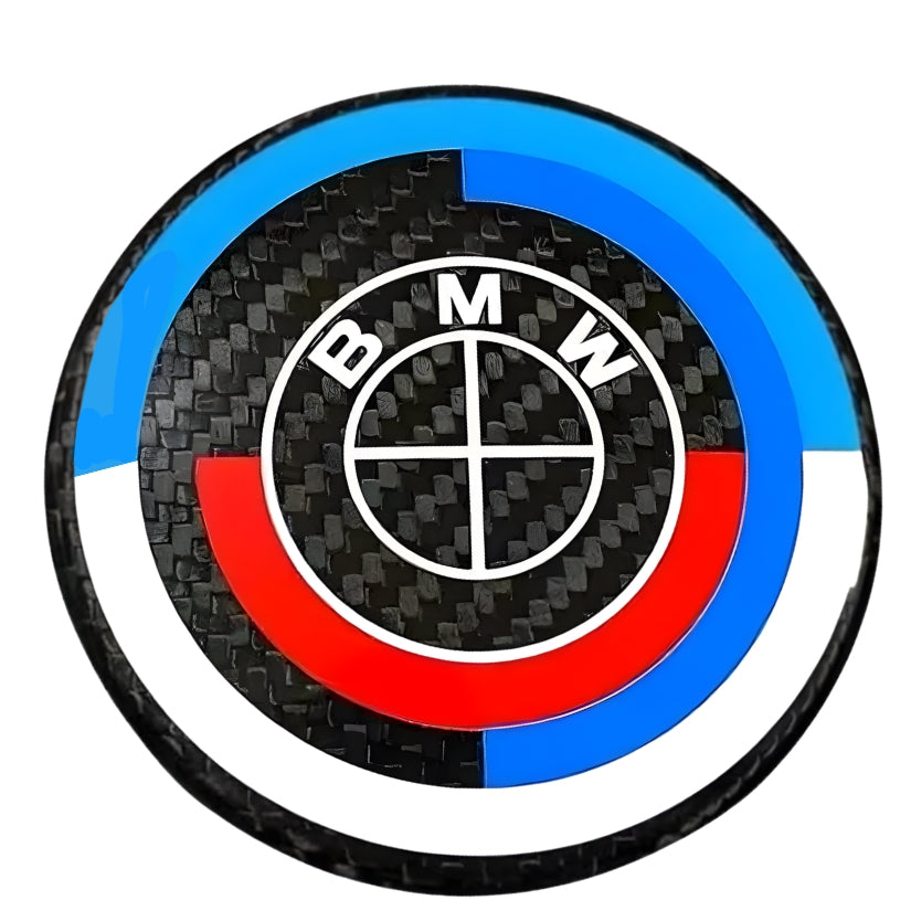 Logo emblème BMW finition carbone capot et coffre