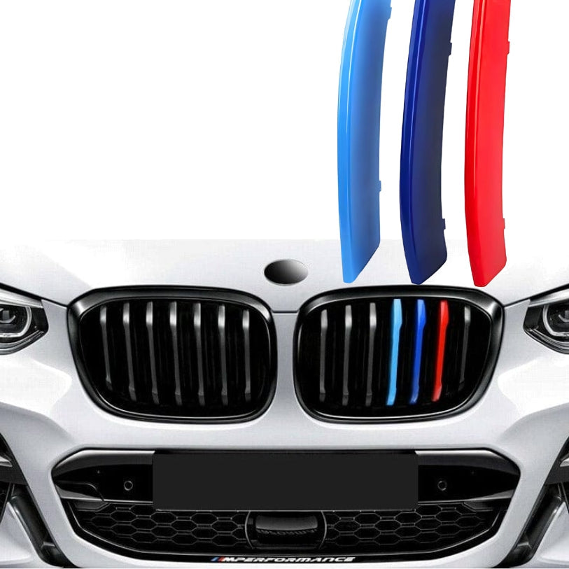 Clips Bandes de Calandre BMW M Performance - 3 Couleurs Sport