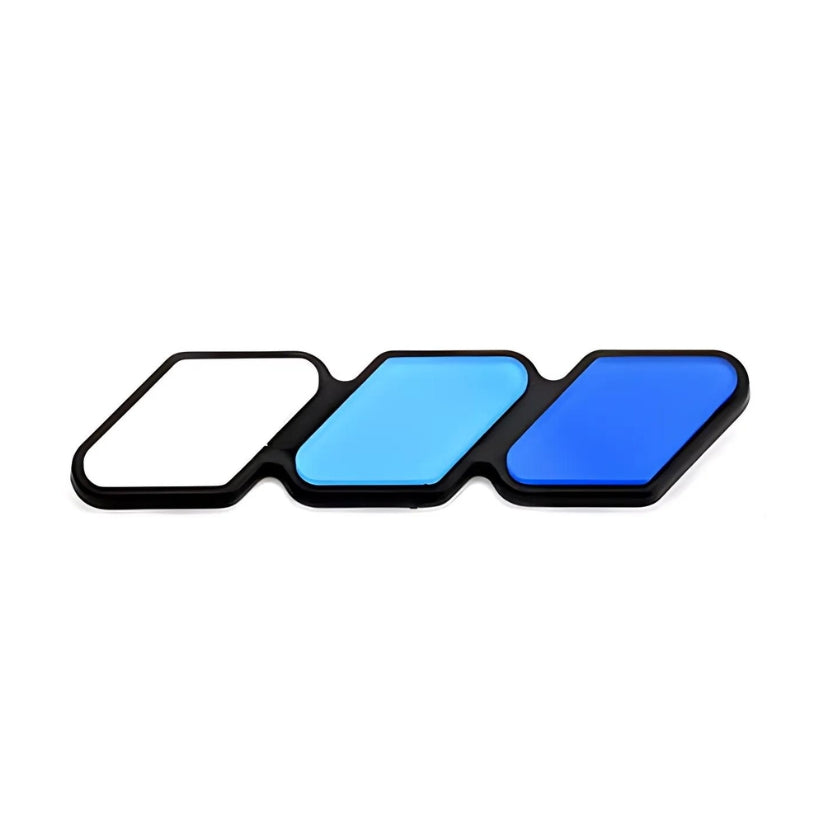 Emblème Badge Tricolore pour Calandre Avant - Accessoire Universel