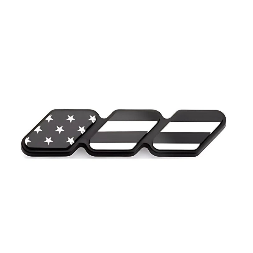 Emblème Badge Tricolore pour Calandre Avant - Accessoire Universel