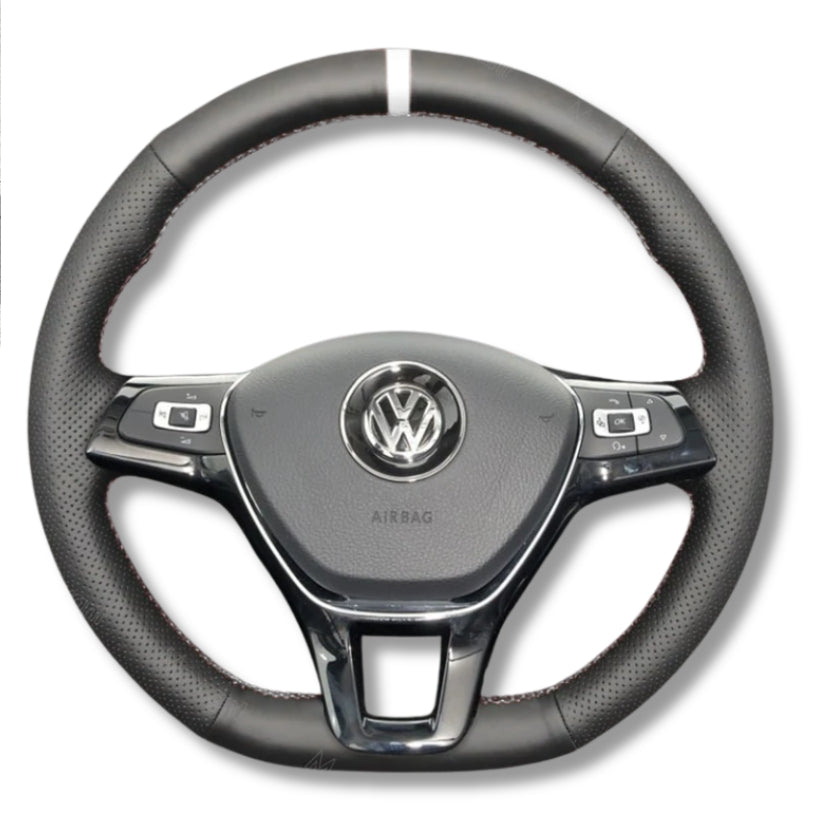 Housse de volant compatible Volkswagen Golf 7 / Polo 6R 6C / Tiguan