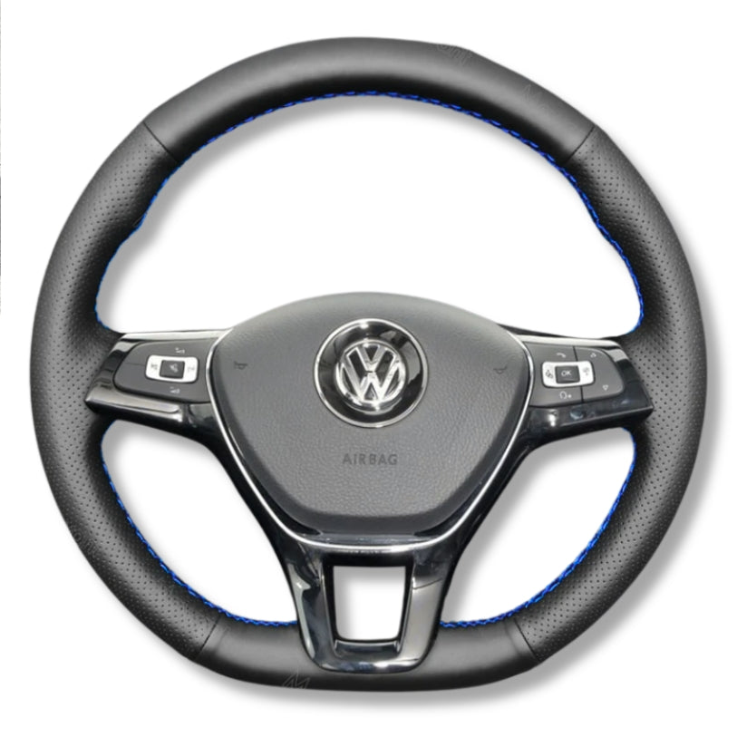 Housse de volant compatible Volkswagen Golf 7 / Polo 6R 6C / Tiguan