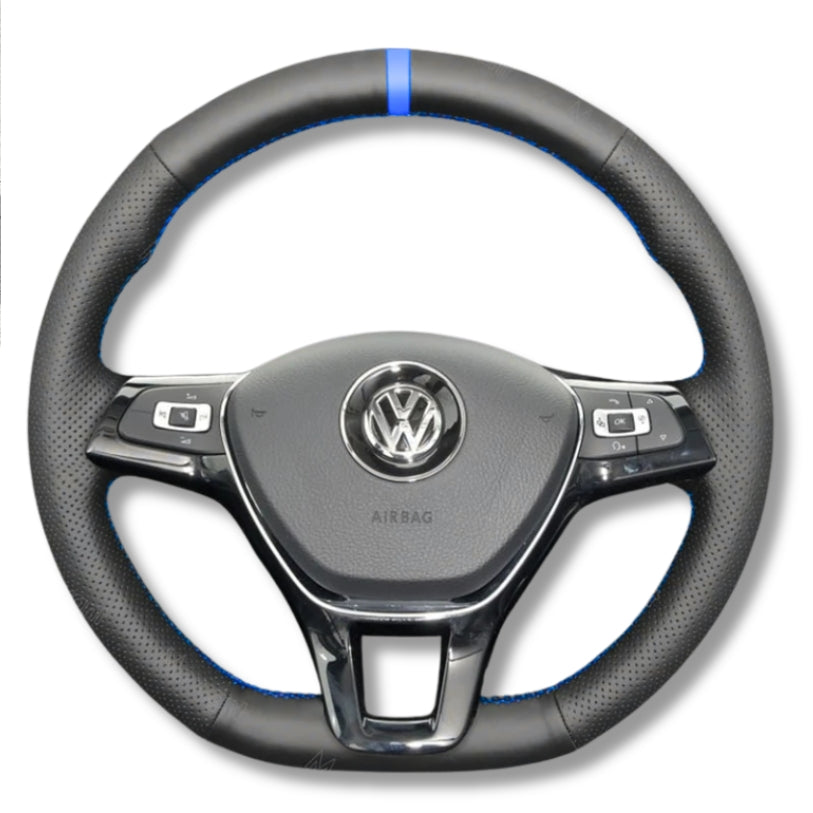 Housse de volant compatible Volkswagen Golf 7 / Polo 6R 6C / Tiguan