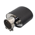 Sortie d'Échappement Ovale Noire Type RS3 - 90x150mm