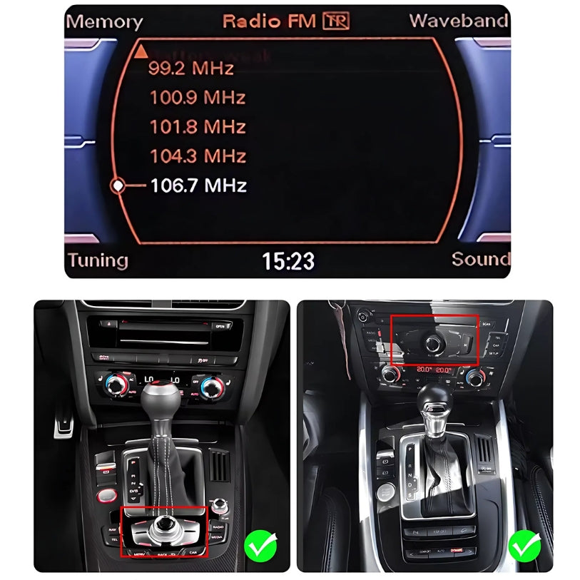 Interface Carplay / Android Auto pour Audi A4 A5 Q5 - Remplacement OEM