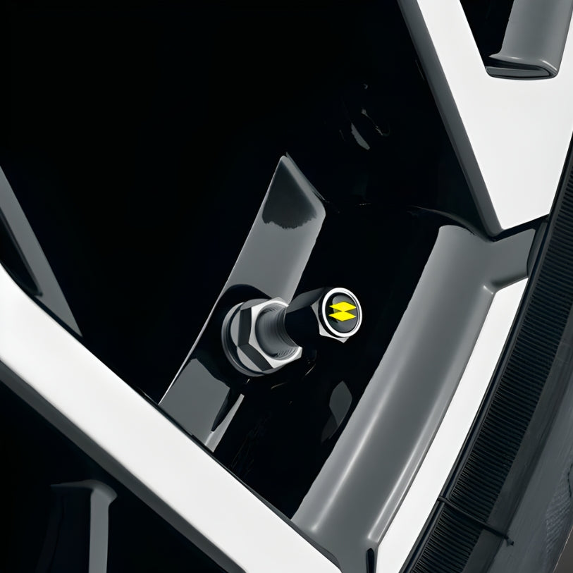 Bouchons de Valve de Roue Logo Renault Sport RS