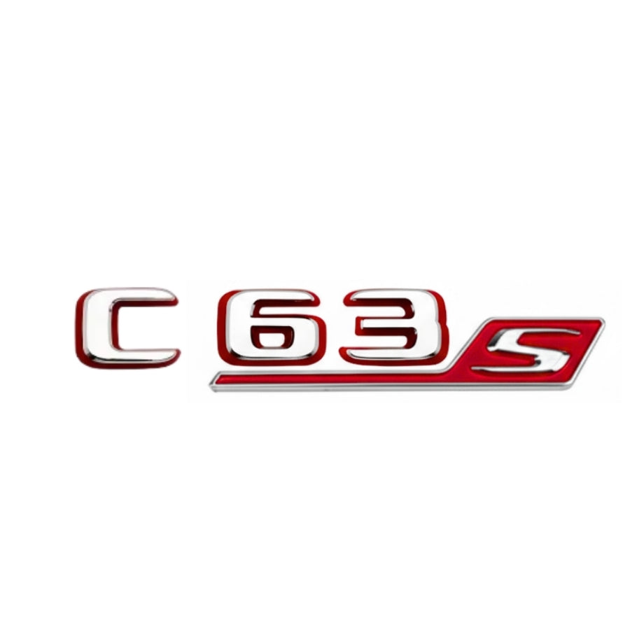 Logo noir Mercedes Classe C W205 C43 C63S AMG