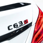 Logo noir Mercedes Classe C W205 C43 C63S AMG