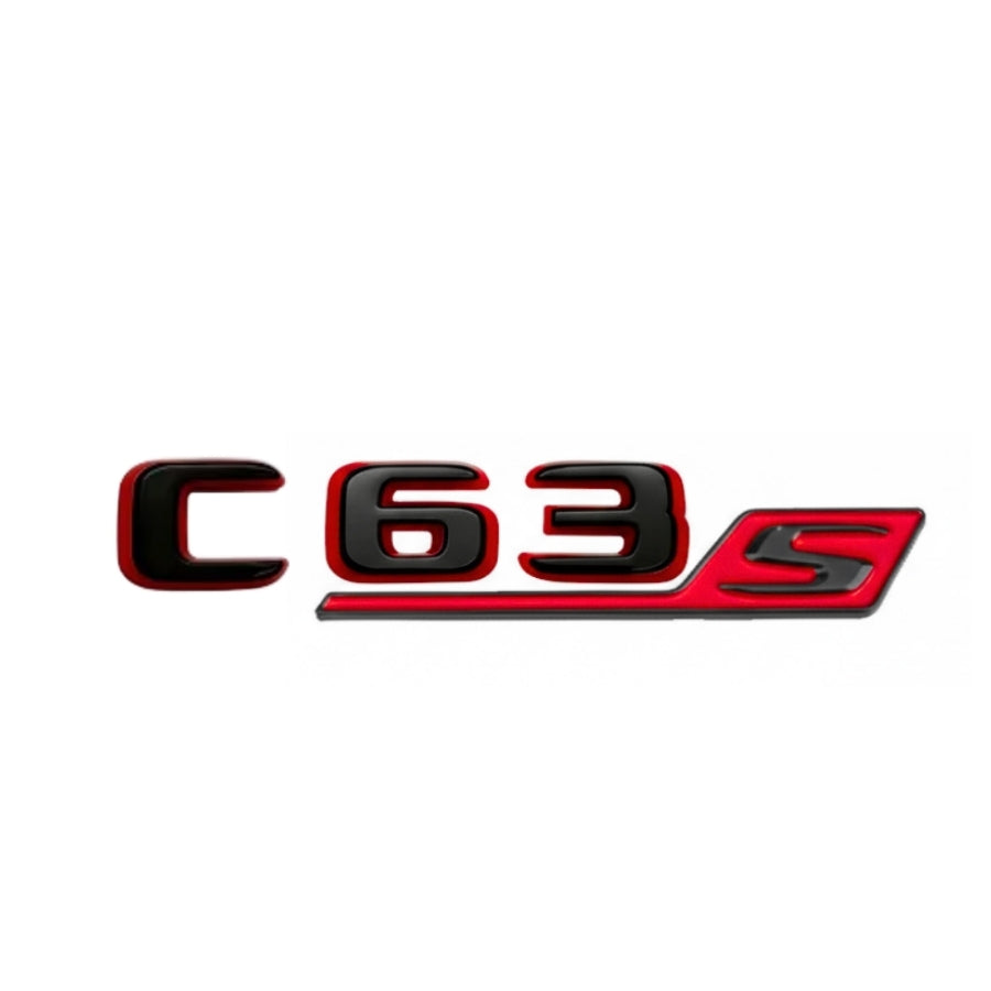 Logo noir Mercedes Classe C W205 C43 C63S AMG
