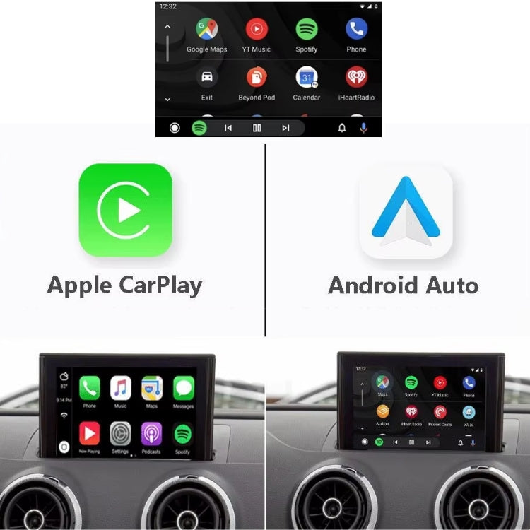 Interface Sans Fil Apple CarPlay & Android Auto pour Audi A3 8V