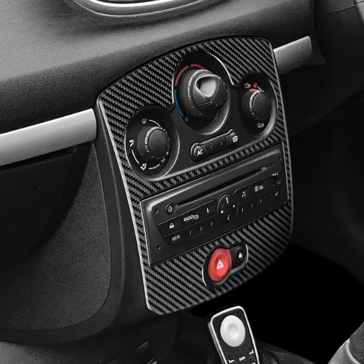 Cover de Console Centrale Finition Carbone pour Renault Clio III RS