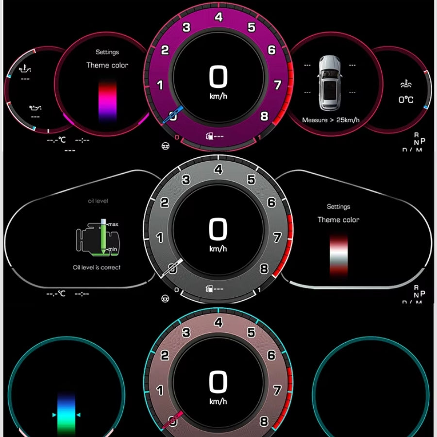 Système Virtual Cockpit compteur digital pour Porsche Panamera
