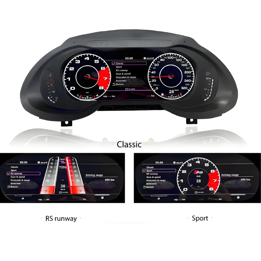 Compteur digital Virtual Cockpit pour Audi - Multi-modèles