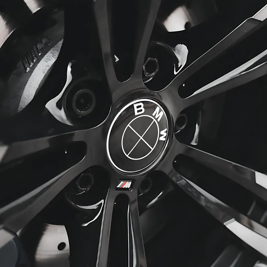 Logos centre de roues BMW - Lot de 4