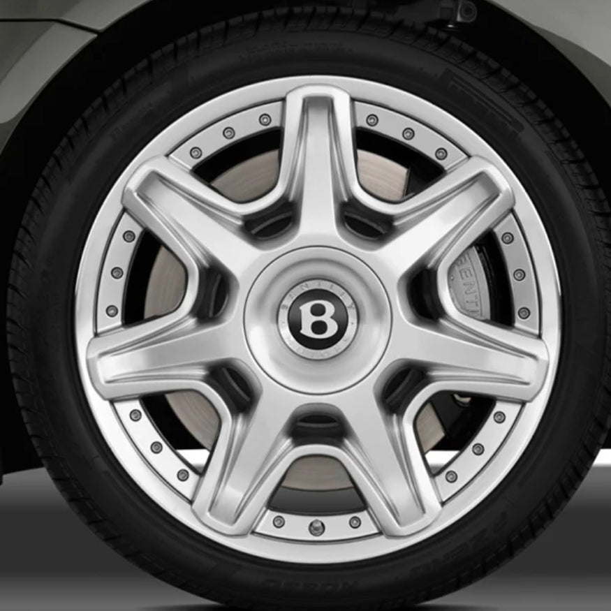 Caches Moyeux de Jantes Luxe compatible Bentley - Set de 4