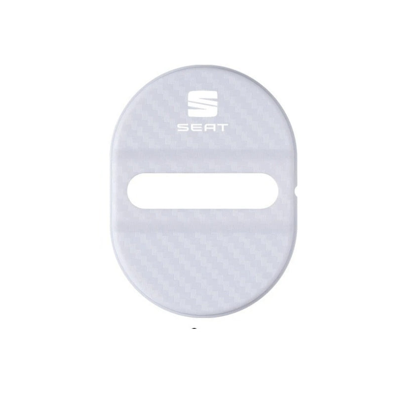 Cache Serrure de Porte Finition Acier pour Seat Leon / Ibiza FR