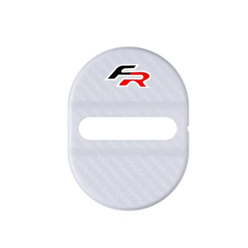 Cache Serrure de Porte Finition Acier pour Seat Leon / Ibiza FR