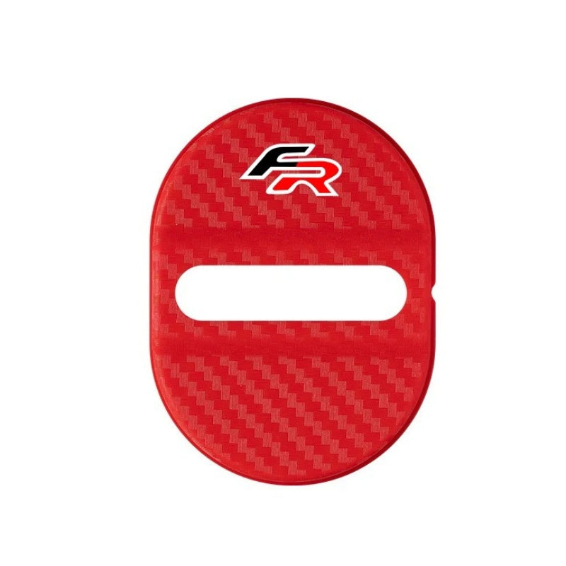 Cache Serrure de Porte Finition Acier pour Seat Leon / Ibiza FR