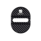 Cache Serrure de Porte Finition Acier pour Seat Leon / Ibiza FR