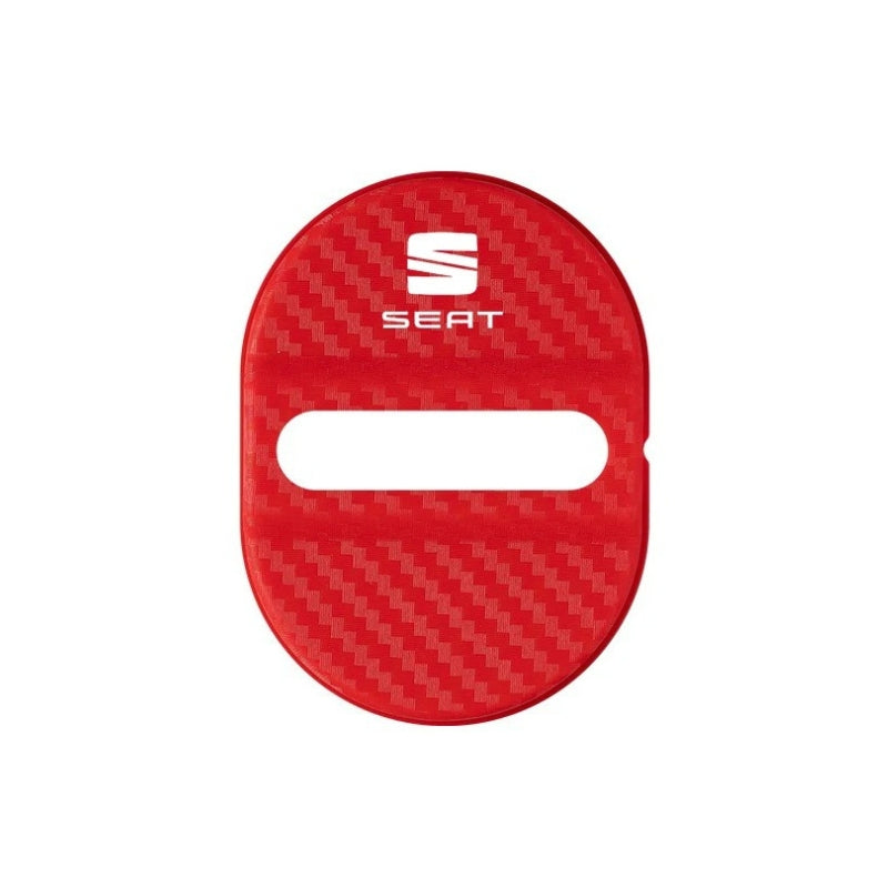 Cache Serrure de Porte Finition Acier pour Seat Leon / Ibiza FR