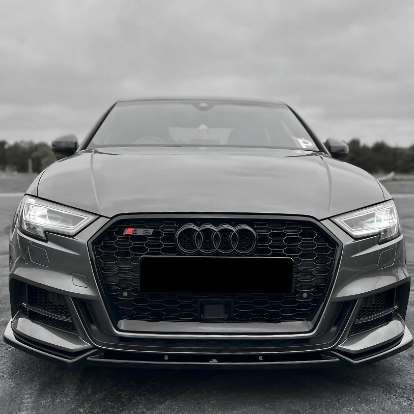 Calandre Look RS3 Black Edition pour Audi A3 S3 8V Sportback / Berline