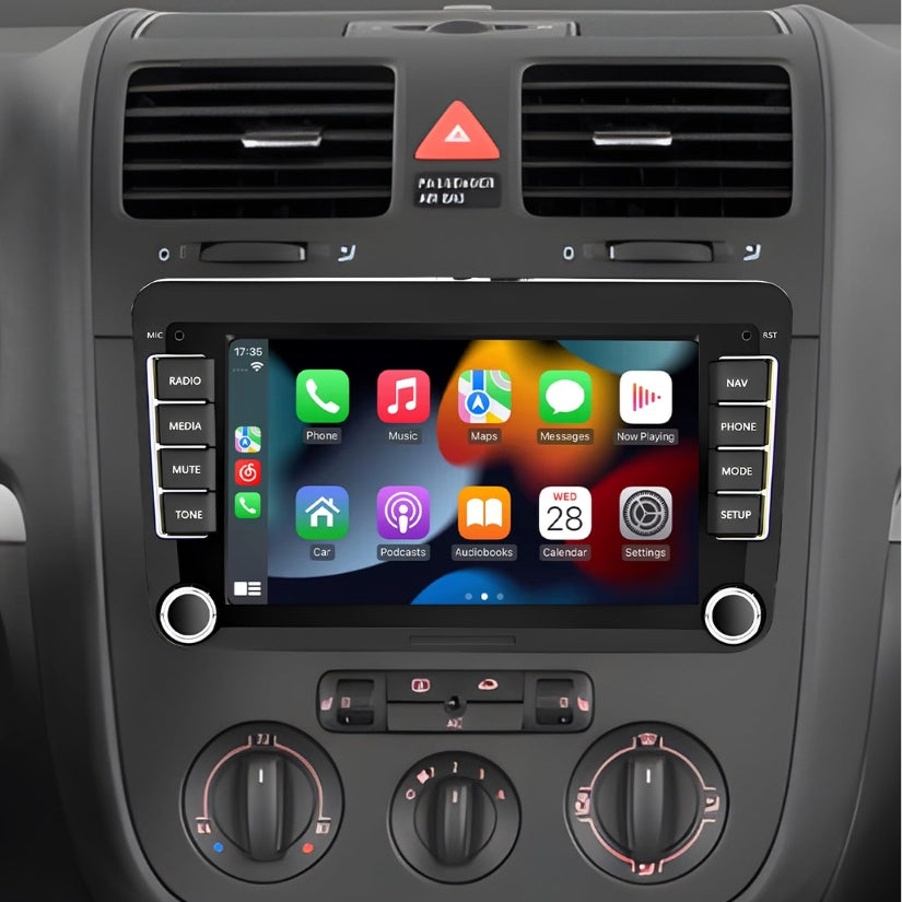 Autoradio Écran Tactile CarPlay Android Auto pour VW Golf 5 6 Polo Seat Skoda