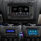 Autoradio Écran Tactile CarPlay Android Auto pour VW Golf 5 6 Polo Seat Skoda